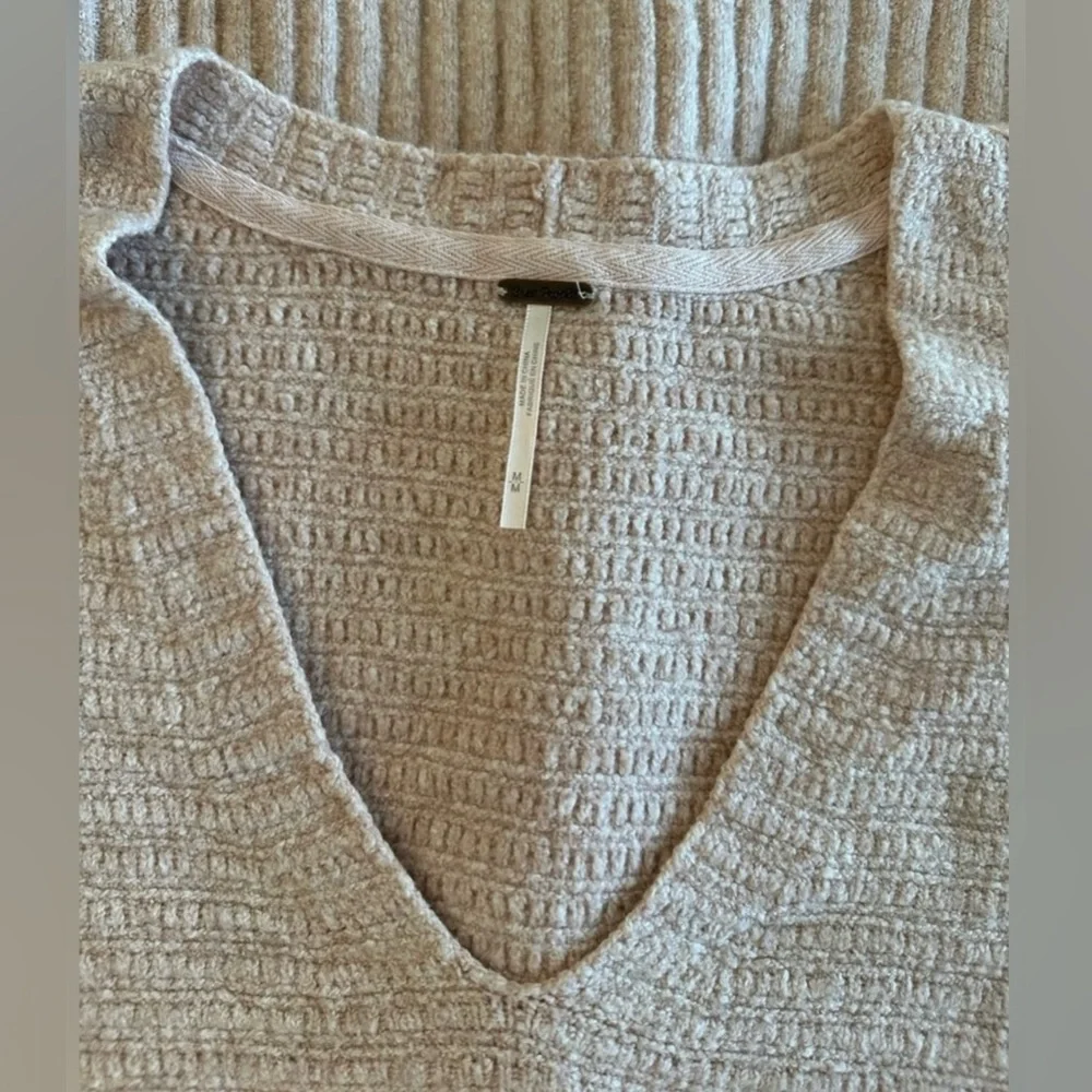 Free People Lace Up Oversized Sweater or Tunic Dress